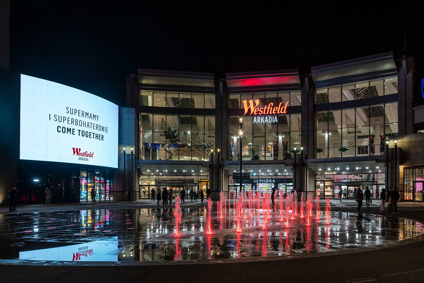 Westfield Arkadia shopping mall in Warsaw